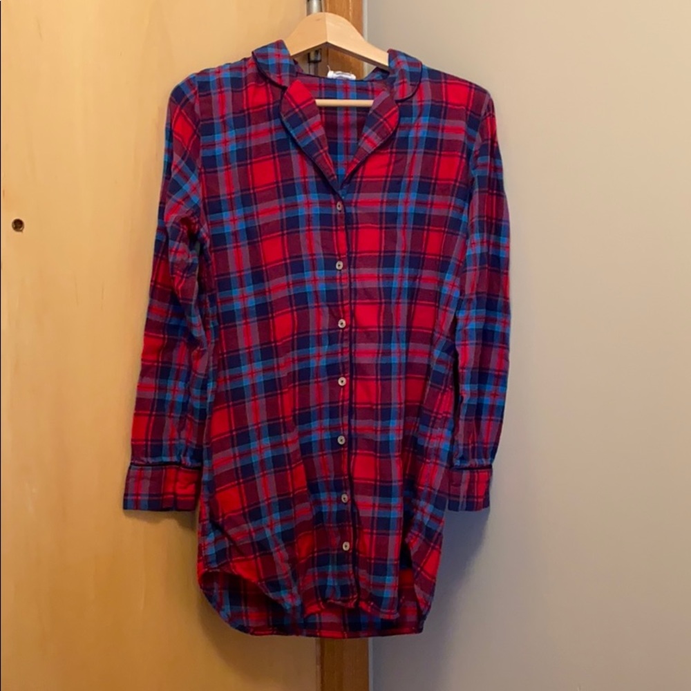 Forever 21 Small Flannel Night Shirt